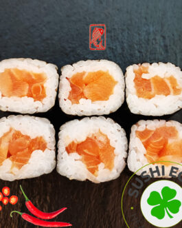 H5 Gewürz-Sake Maki (Scharf 6 Stück) 